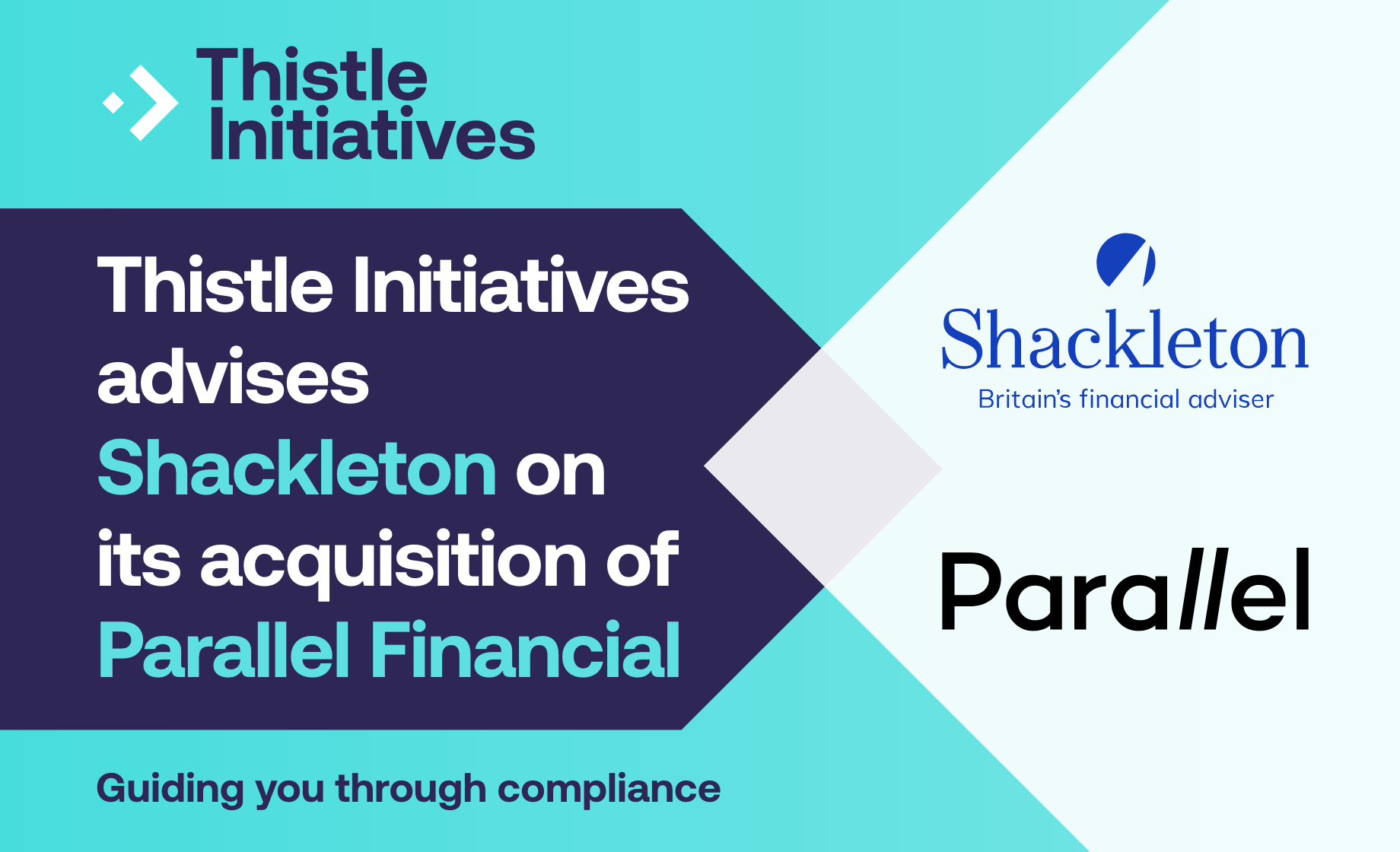 Thistle Initiatives advises Shackleton on its acquisition of Parallel Financial